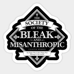Society of The Bleak & Misanthropic Sticker